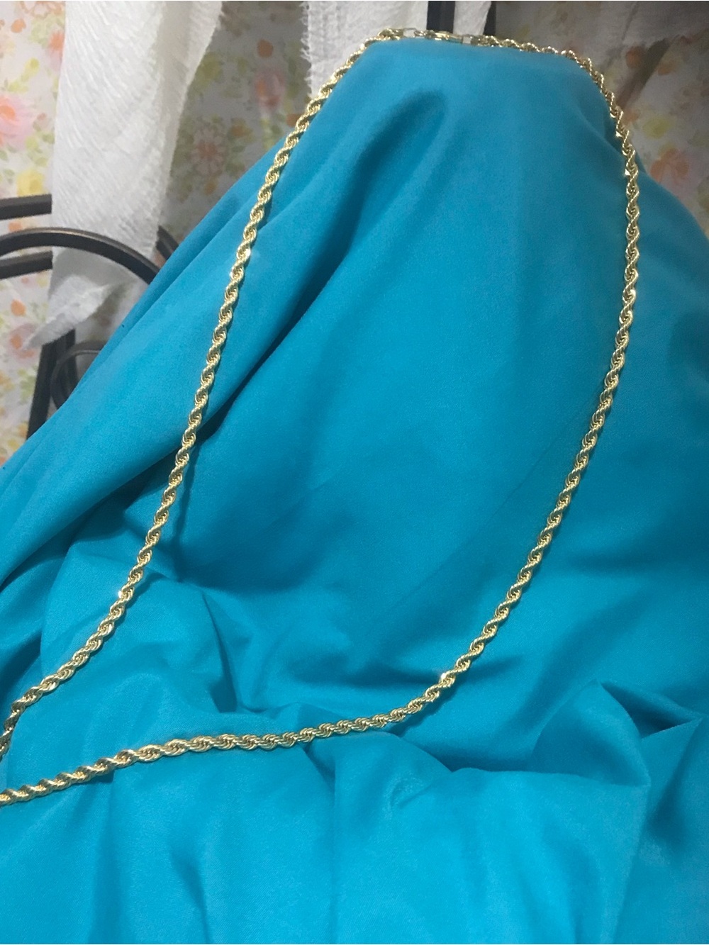 Elegant Gold Rope Chain Necklace - Women's Jewelry